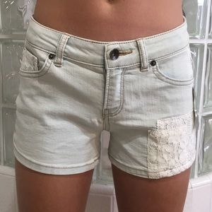 Denim shorts